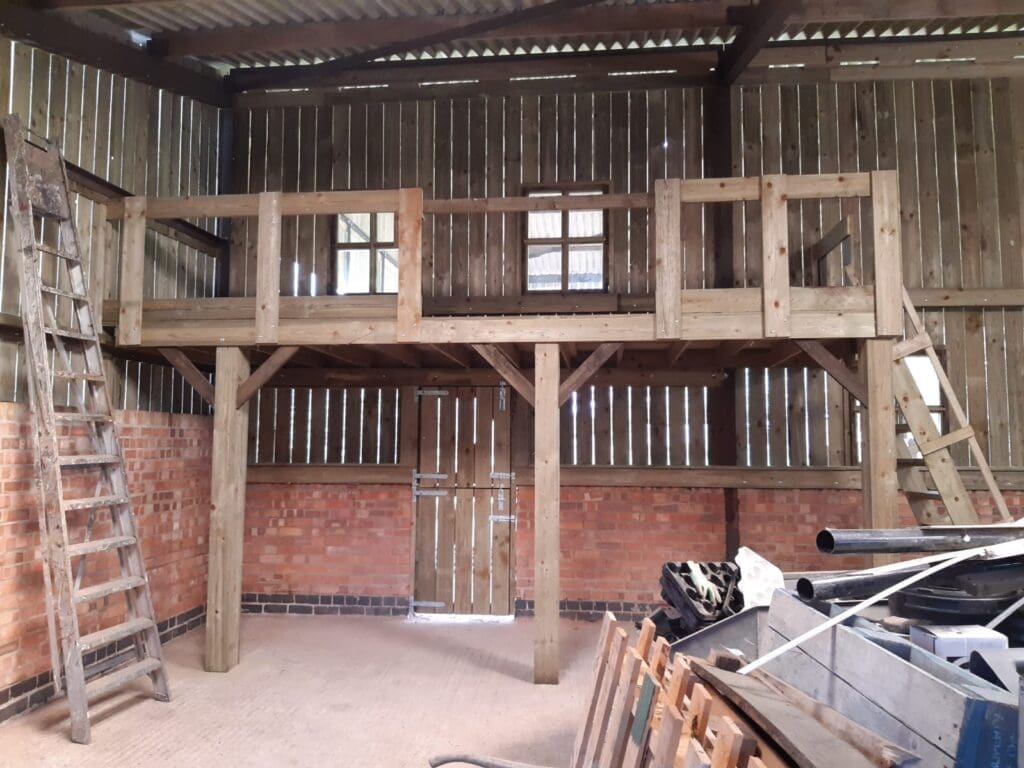 barn conversion planning application interior view 2