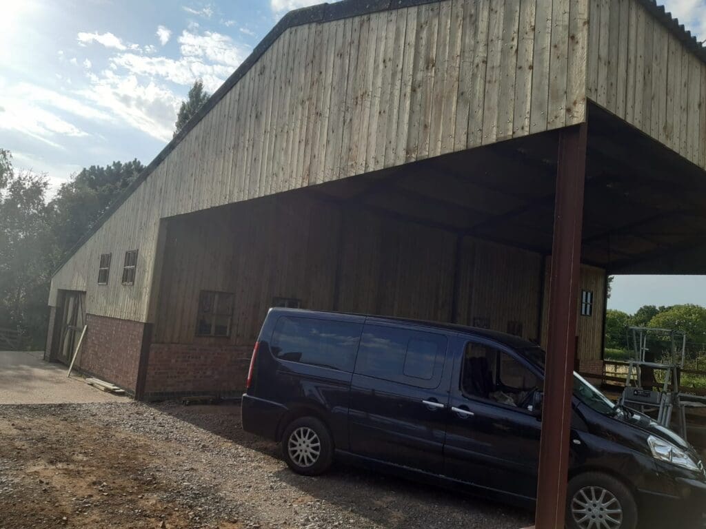 barn conversion planning application exterior view 3