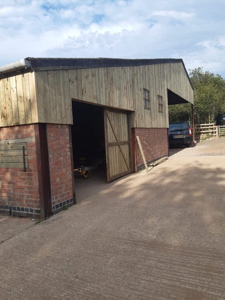 barn conversion planning application exterior view 2