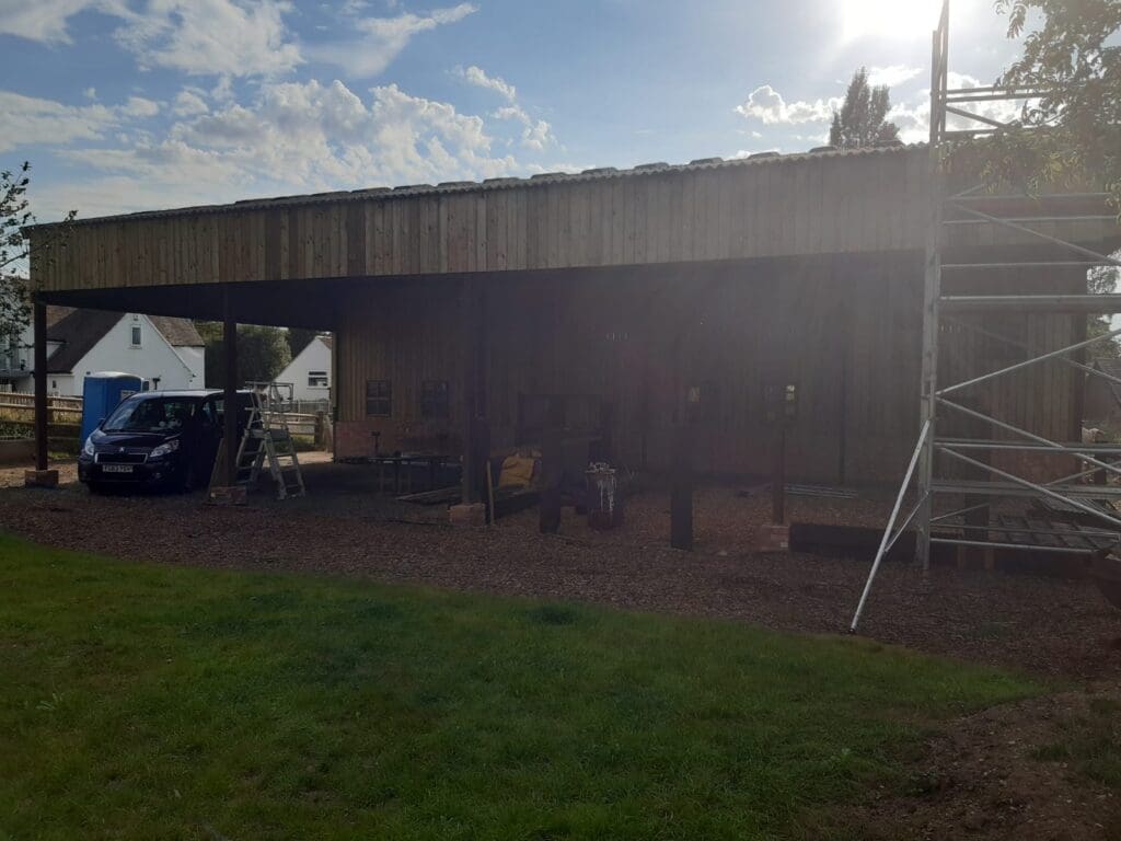 barn conversion planning application exterior view 4