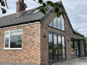 bungalow extension windmill installation planning application exterior architecture