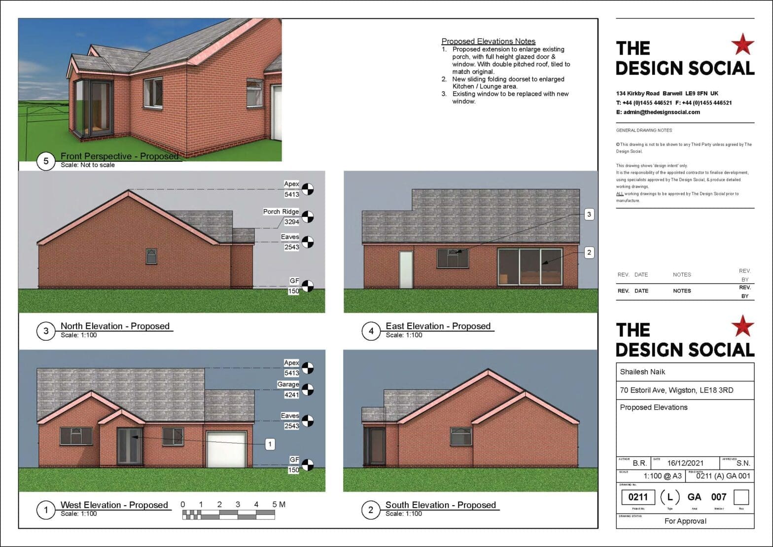 Shailesh Naik – Porch Extension and Refurbishment – Wigston, Leicestershire – Review