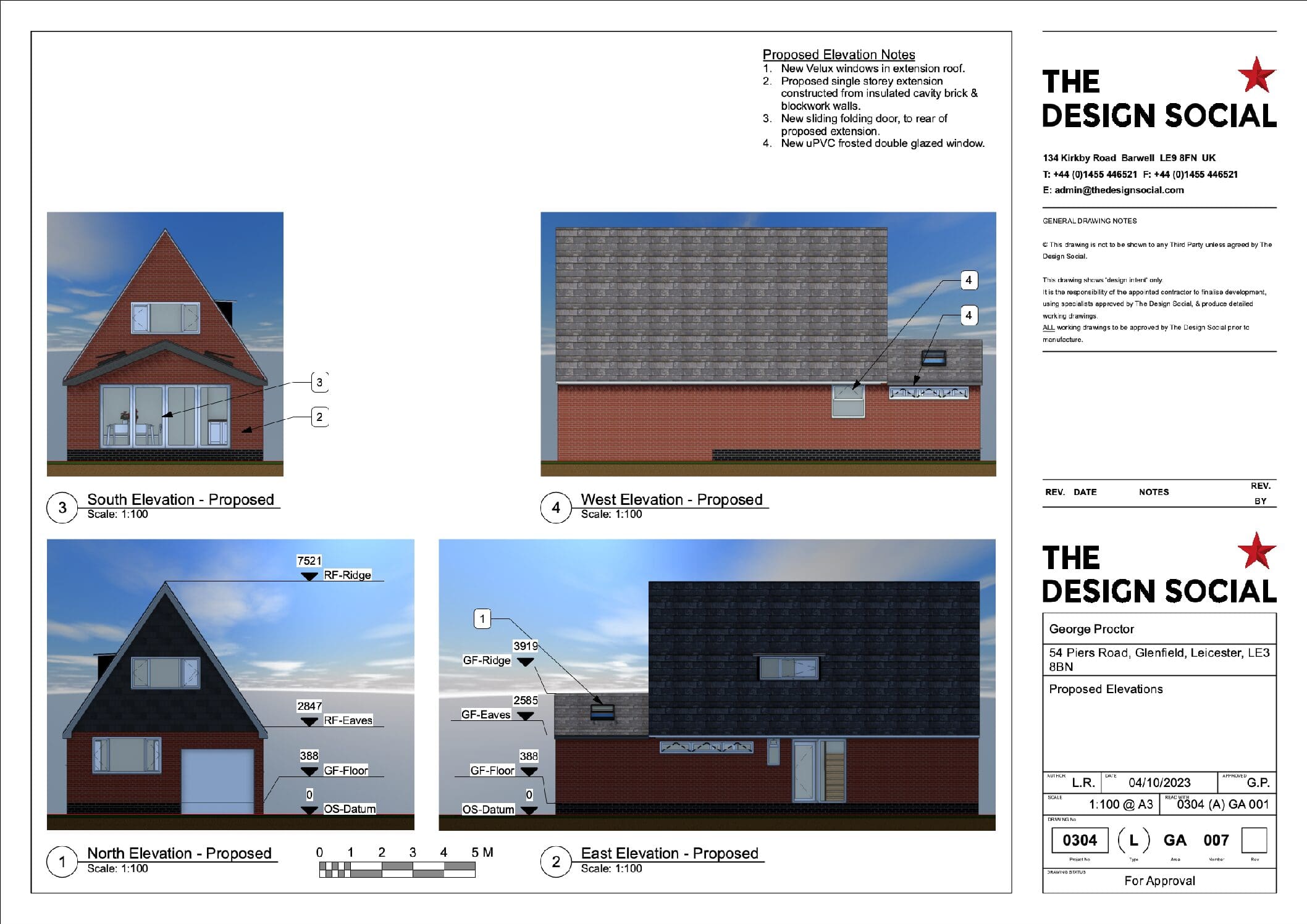 George Proctor – Single Storey, Rear Extension – Glenfield, Leicester – Review
