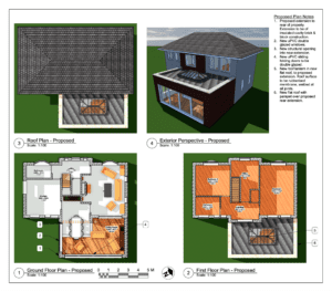rear extension planning application plan