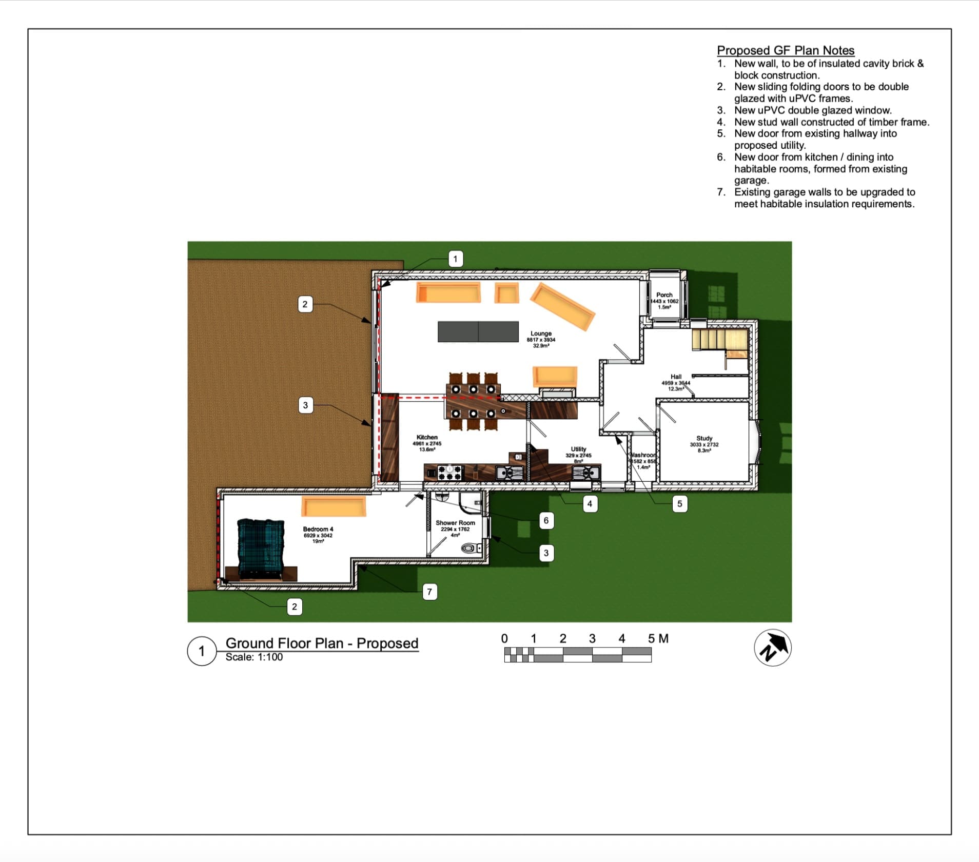 Caroline Gibson – Demolition of Conservatory & Internal Renovation – Lutterworth, Leicestershire – Review