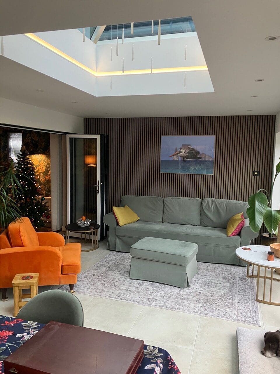 Inside a completed single-storey rear extension in Barwell