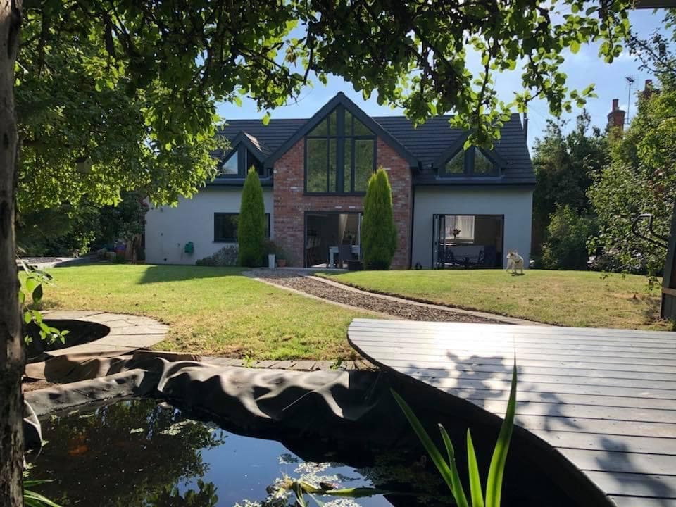 planning application new house build demolition existing property exterior architecture