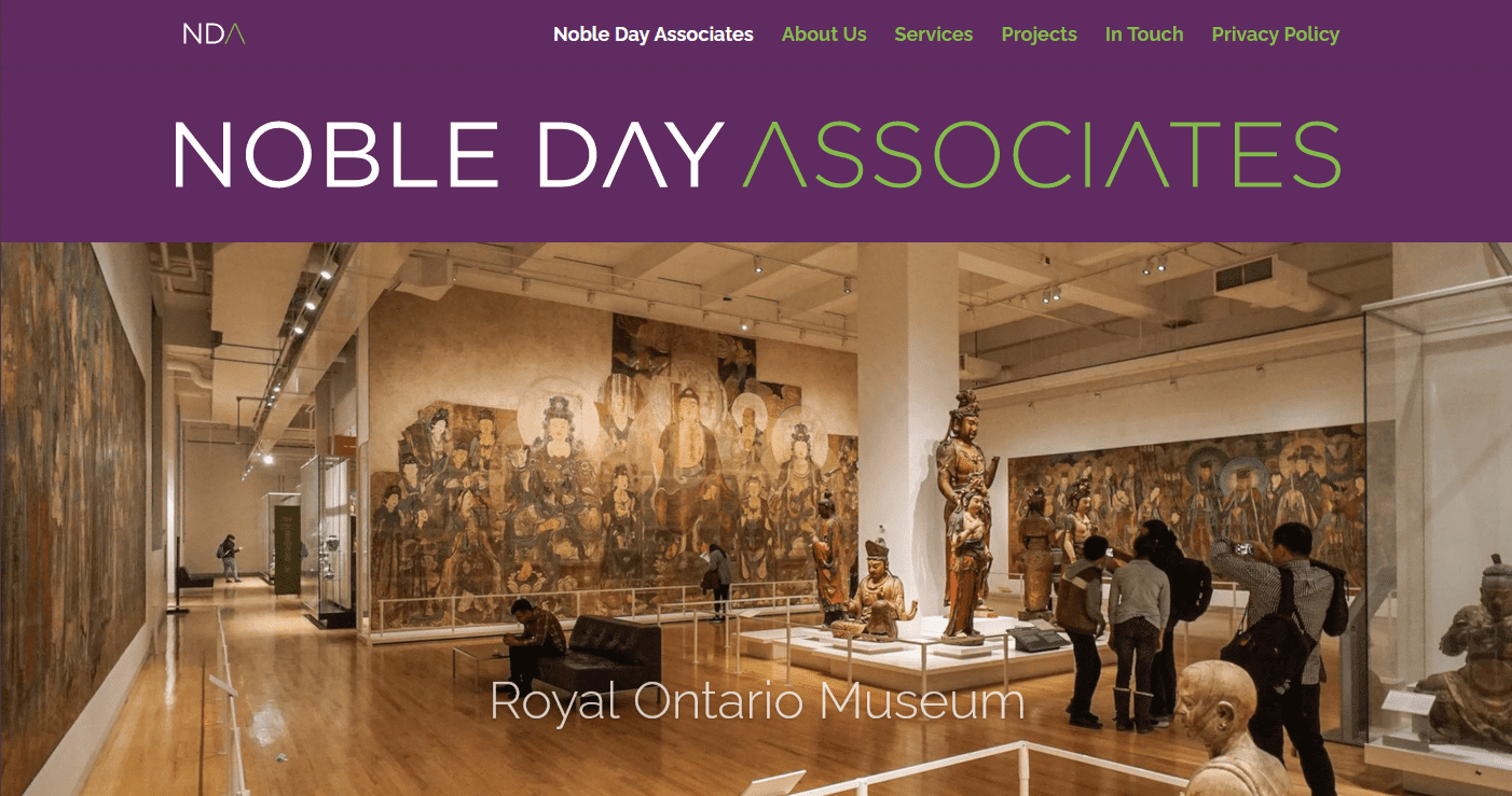 Noble Day Associates – Startup Website Design – Leicester – Update