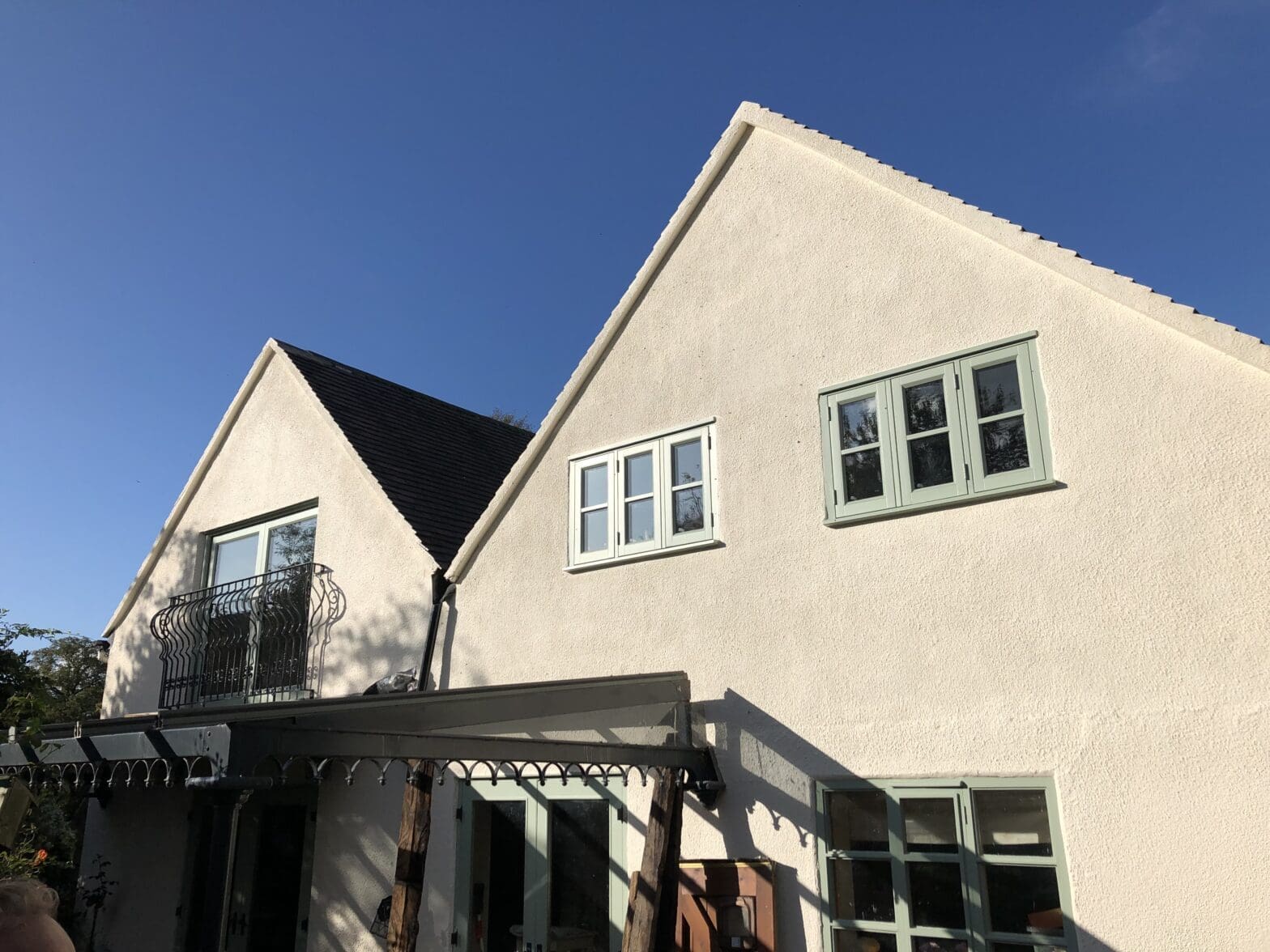 barn conversion change of use hobby farm planning application exterior house view 4