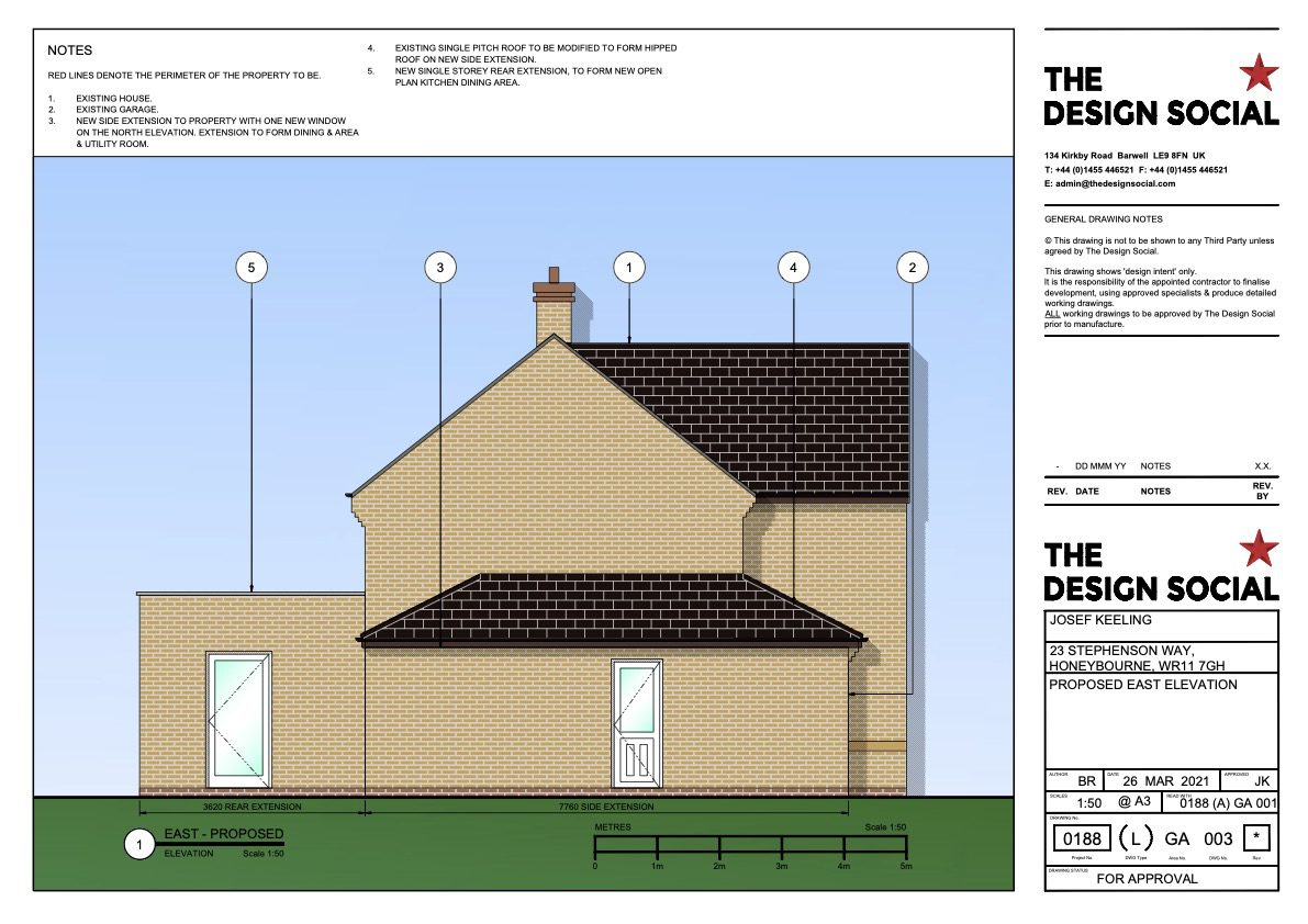 Peter Morris – Rear & Side Extension Planning Application – Honeybourne, Worcestershire – Review
