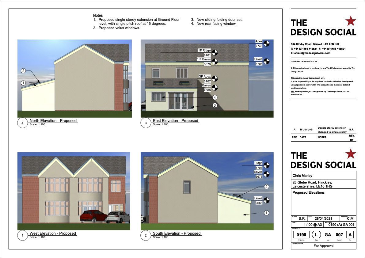 Chris Marley – Planning Application for rear extension – Hinckley, Leicestershire – Review