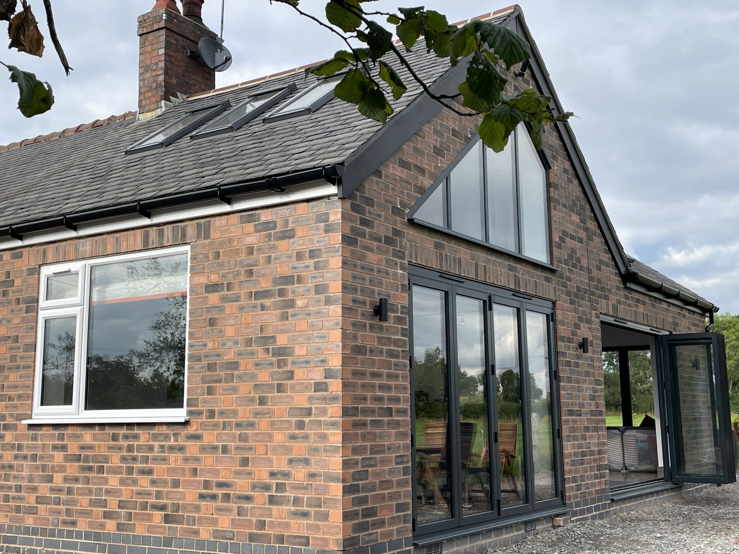 bungalow extension windmill installation planning application exterior architecture