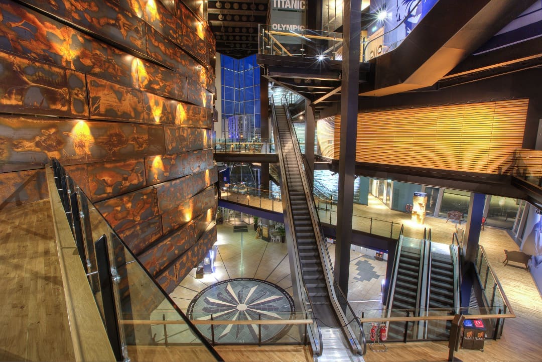 interior layout view interior design titanic museum project coordination contractor