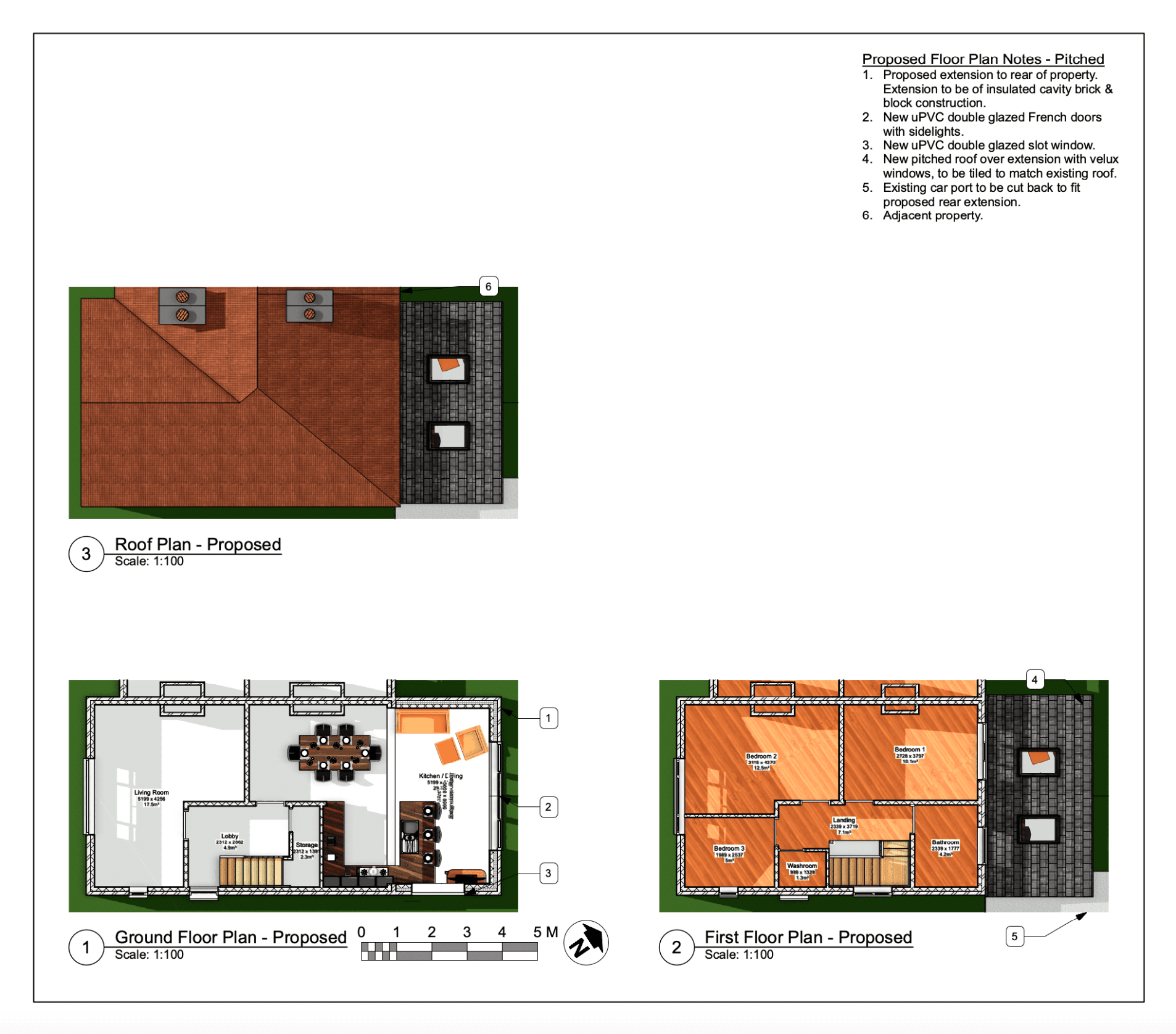 rear extension plan planning application