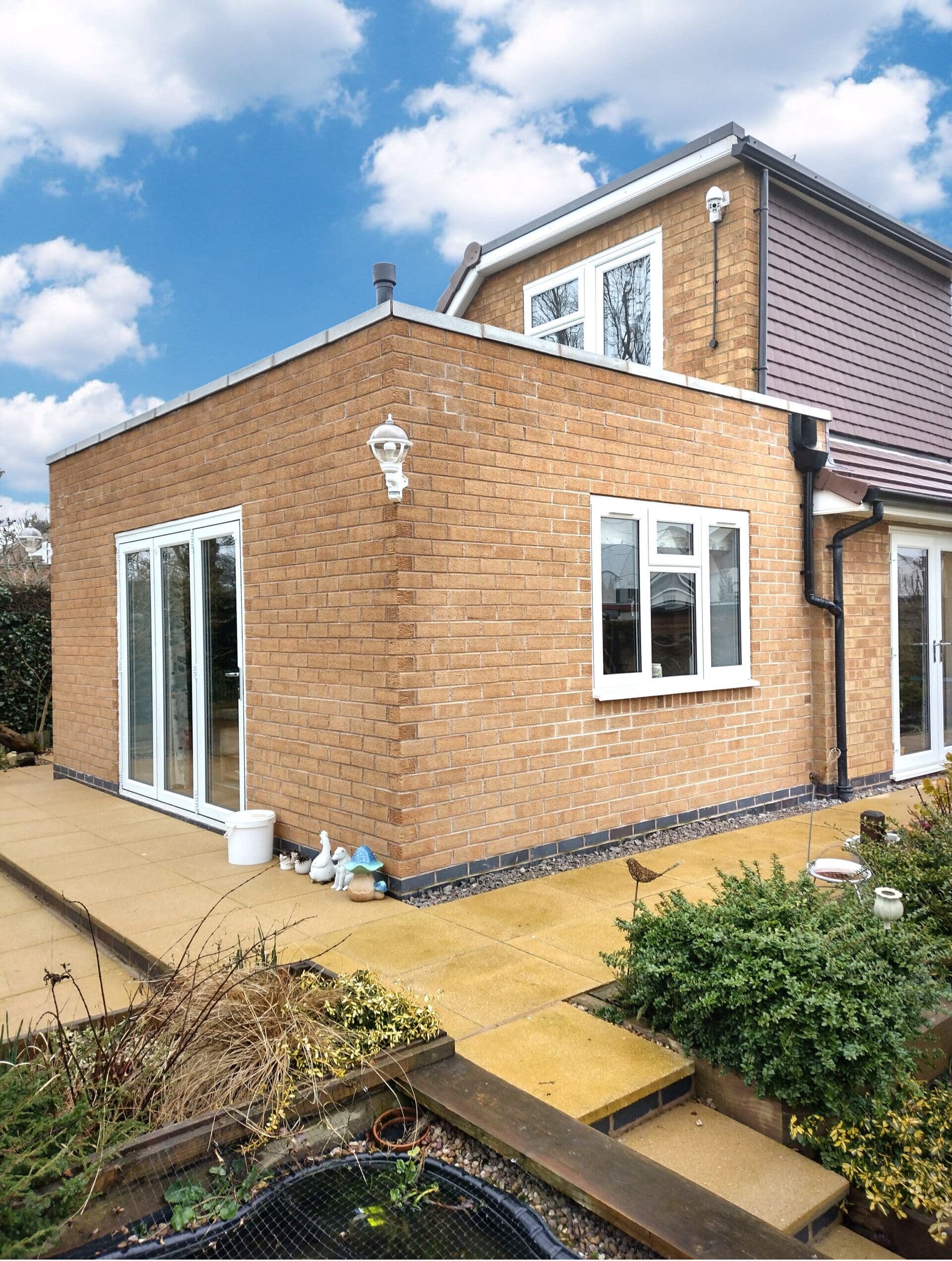 rear extension planning application as built