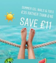 Save £11.00 on Summer Gel Nails & Toes